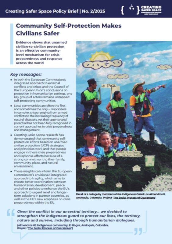 Policy Brief: Community Self-Protection Makes Civilians Safer